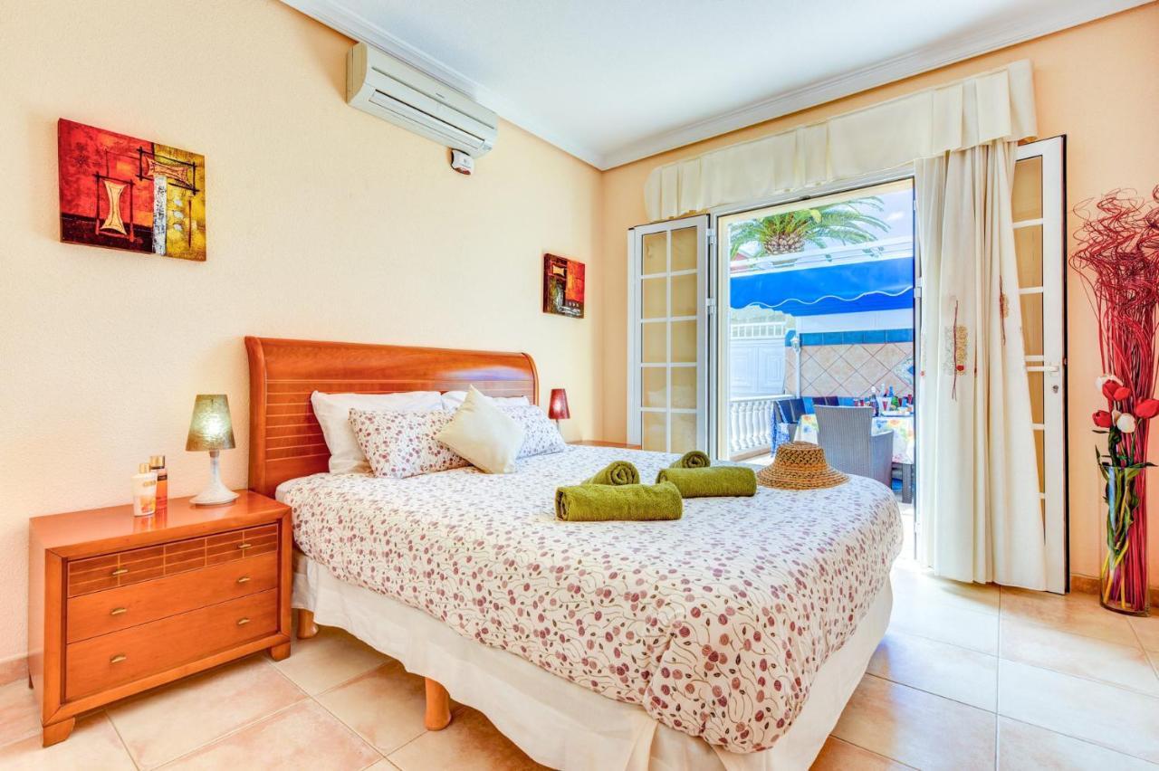 Villa Teide Sol Con Piscina Climatizada, Playa Fanabe, Costa Adeje Esterno foto