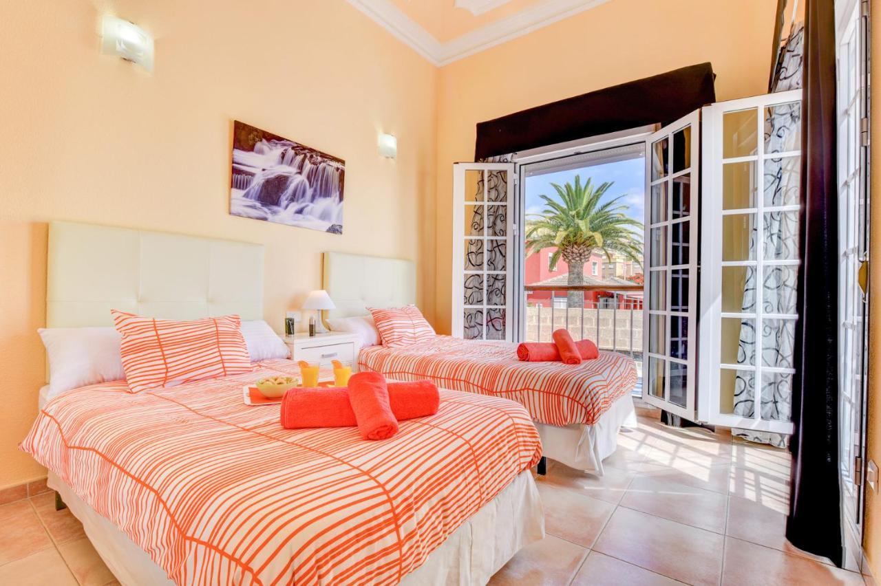 Villa Teide Sol Con Piscina Climatizada, Playa Fanabe, Costa Adeje Esterno foto