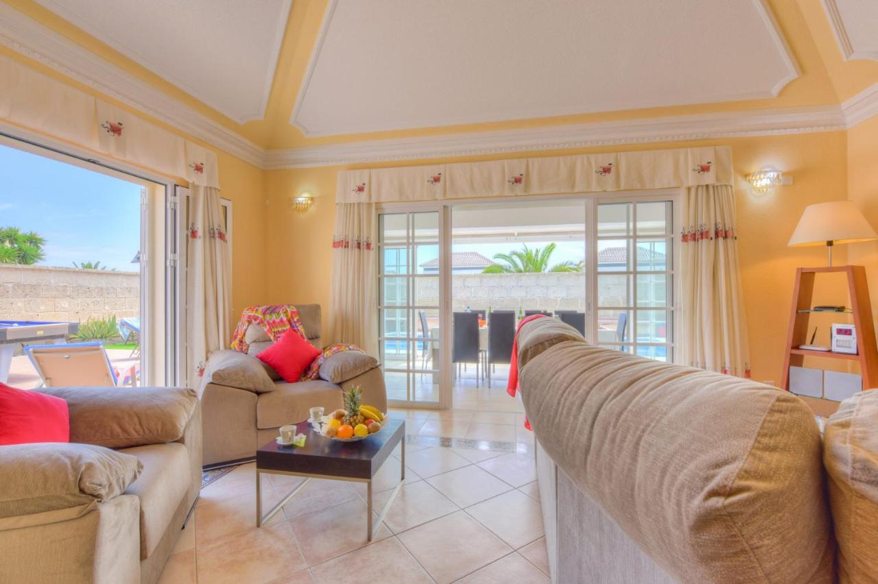 Villa Teide Sol Con Piscina Climatizada, Playa Fanabe, Costa Adeje Esterno foto