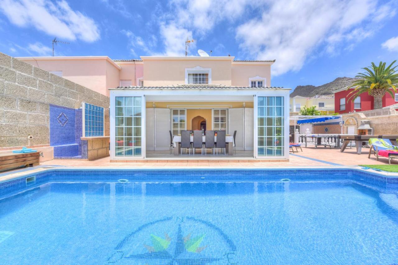 Villa Teide Sol Con Piscina Climatizada, Playa Fanabe, Costa Adeje Esterno foto